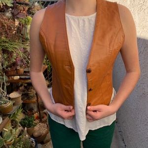 Vintage Leather Vest